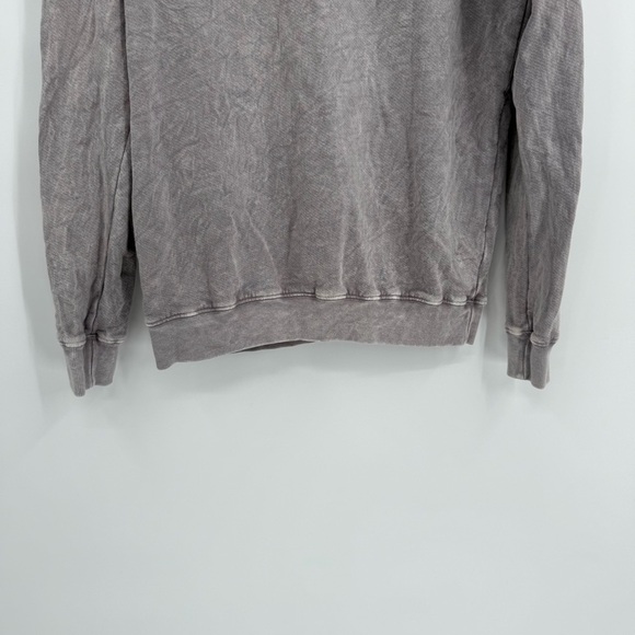 Peloton Womens Classic Grey Stone Washed Crew Sweatshirt Size XS Pullover USA - Picture 3 of 9